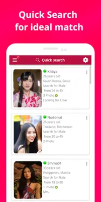 LoveInAsia - Asian Dating android App screenshot 4